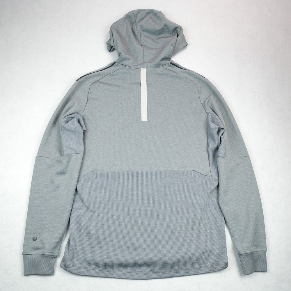 Lululemon Hoodie Mens Activewear M Gray Yoga Training Jogging - Picture 2 of 11